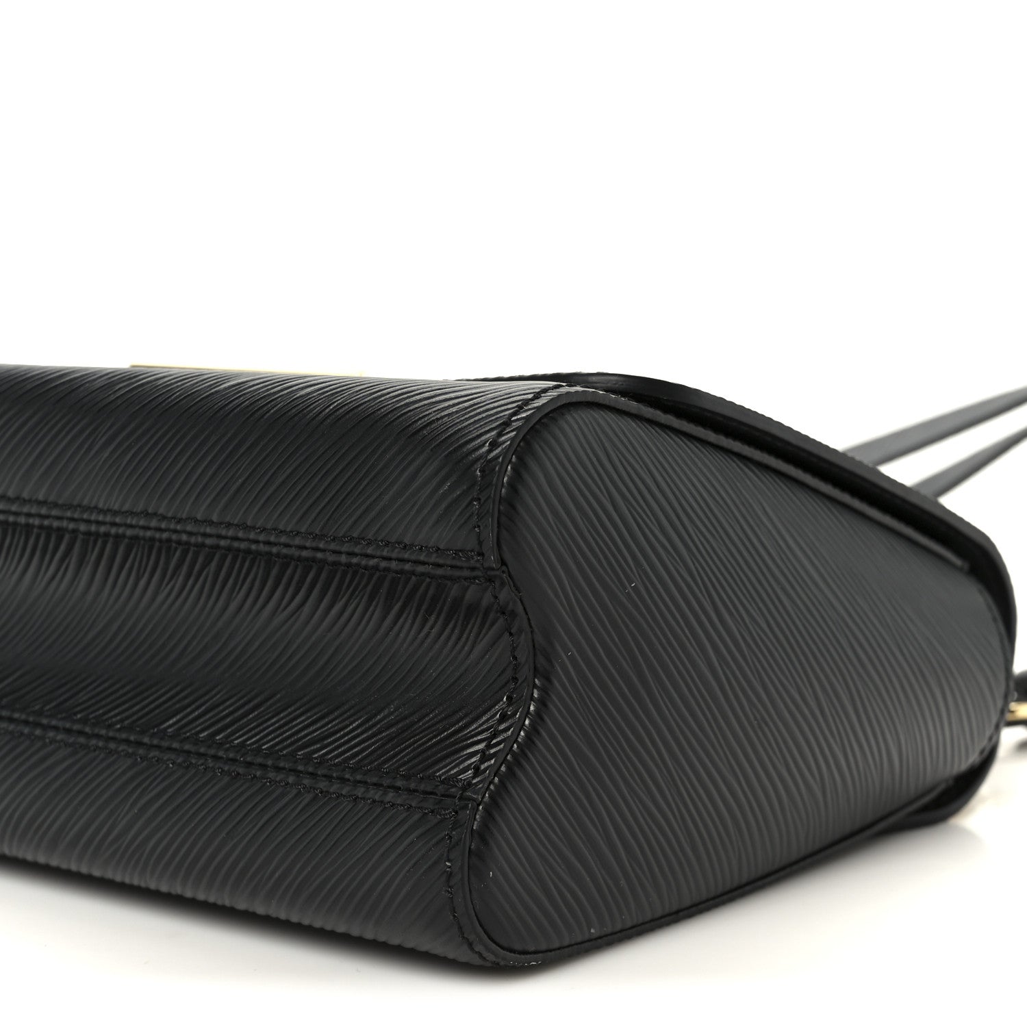 Louis Vuitton Epi Twist Braided Strap Shoulder Bag MM Black