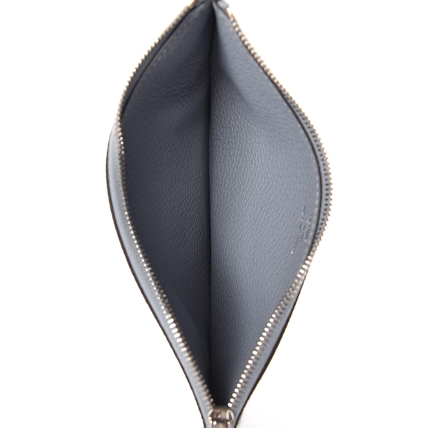 Hermes Togo Dogon Duo Wallet Bleu Lin 8 of 10