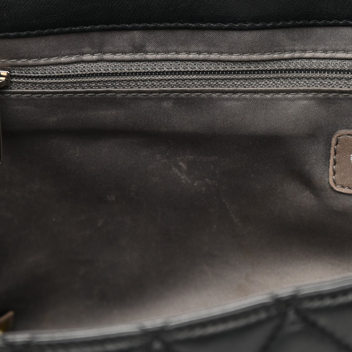 Lambskin Quilted Jumbo Coco Rain Flap Black