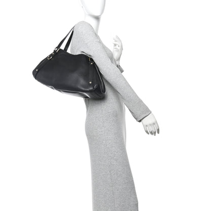 Gucci Calfskin Medium Abbey Shoulder Bag Black 2 of 11