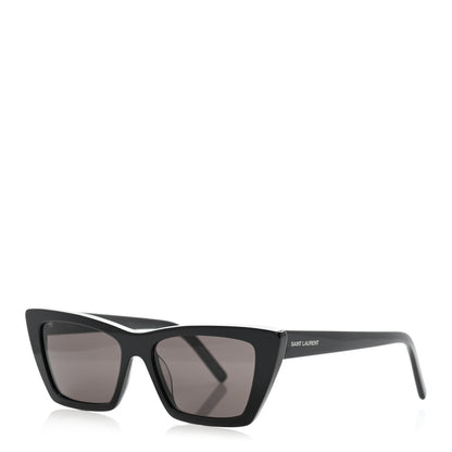 Saint Laurent Acetate Mica Cat Eye Sunglasses SL 276 Black 1 of 9