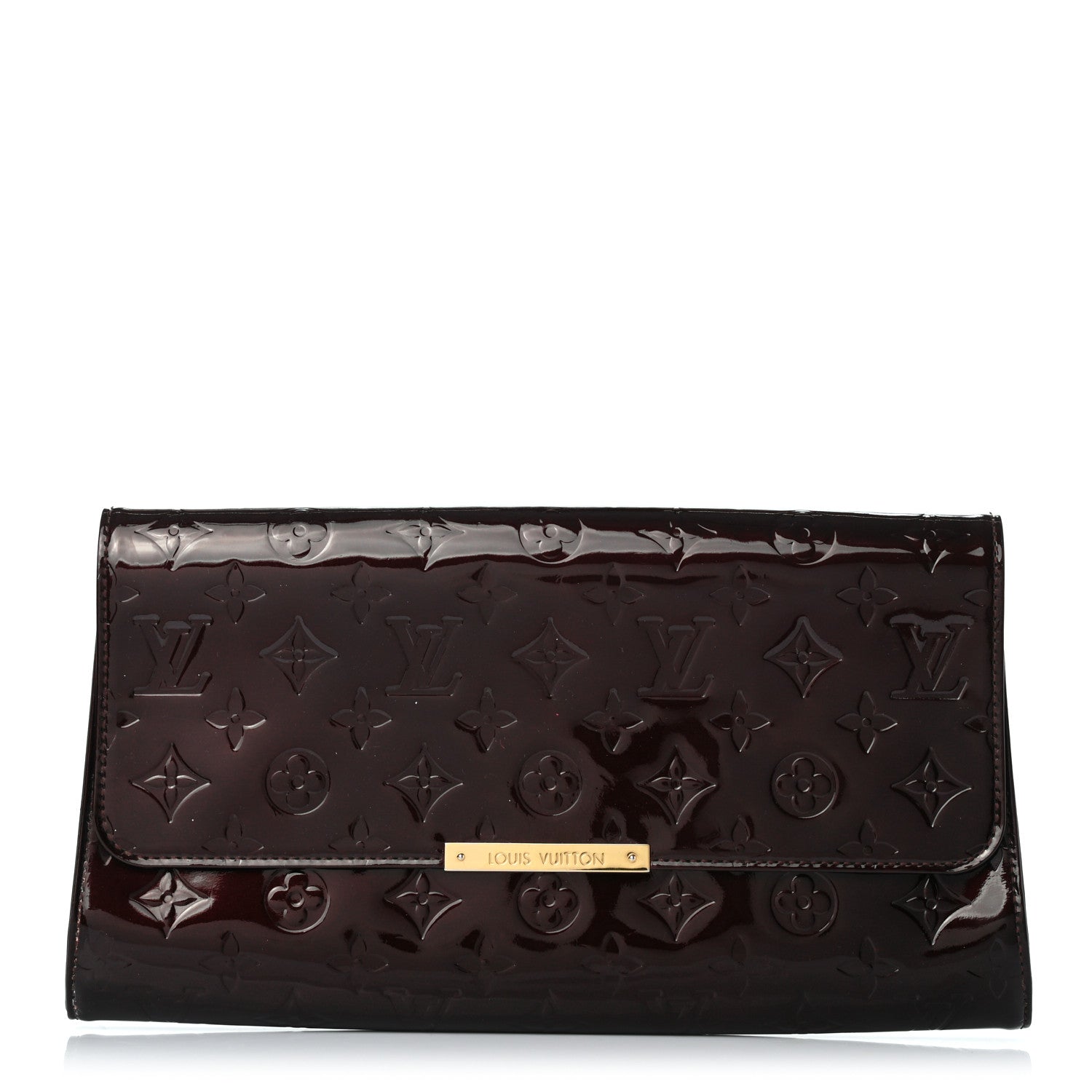 Louis Vuitton Vernis Robertson Clutch Amarante 1 of 6