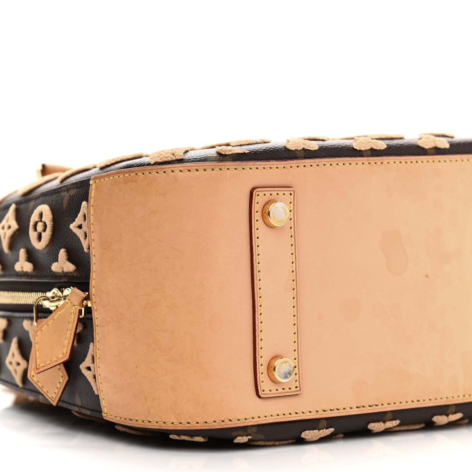 Louis Vuitton Monogram Tuffetage Deauville Cube Caramel 10 of 12