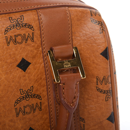 MCM Visetos Mini Boston Bag Cognac 12 of 13