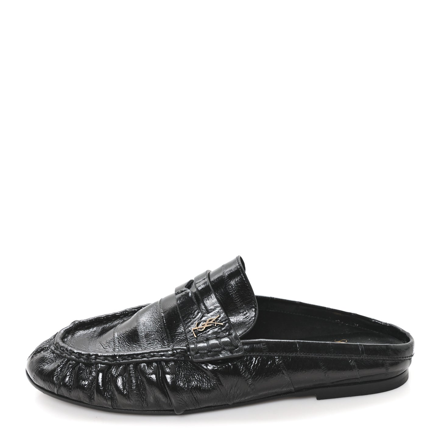 Radiance Calfskin Le Loafer Penny Slippers 40 Black