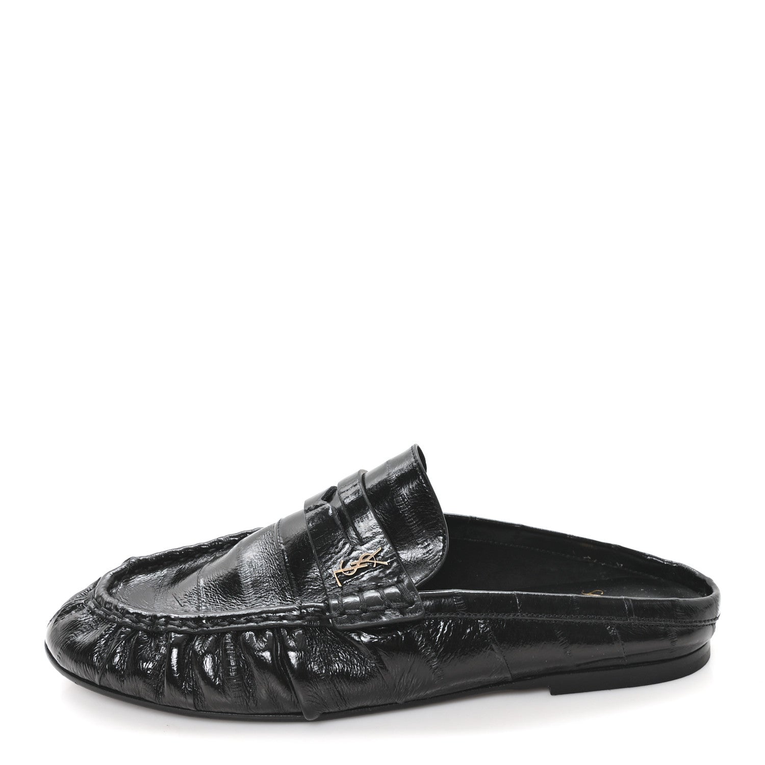 Saint Laurent Radiance Calfskin Le Loafer Penny Slippers 40 Black 1 of 9