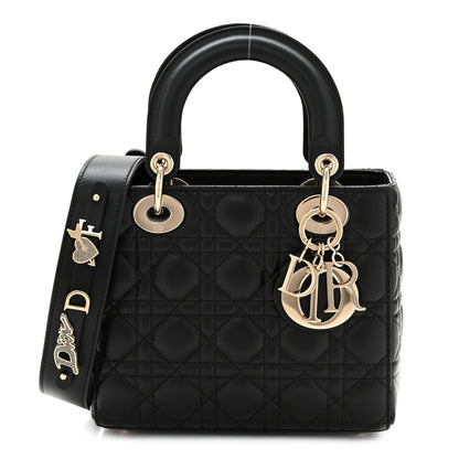 Christian Dior Lambskin Cannage Small My ABCDior Lady Dior Black 1 of 12