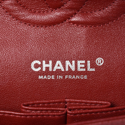 Chanel Caviar Quilted Medium Double Flap Dark Red 7 of 8
