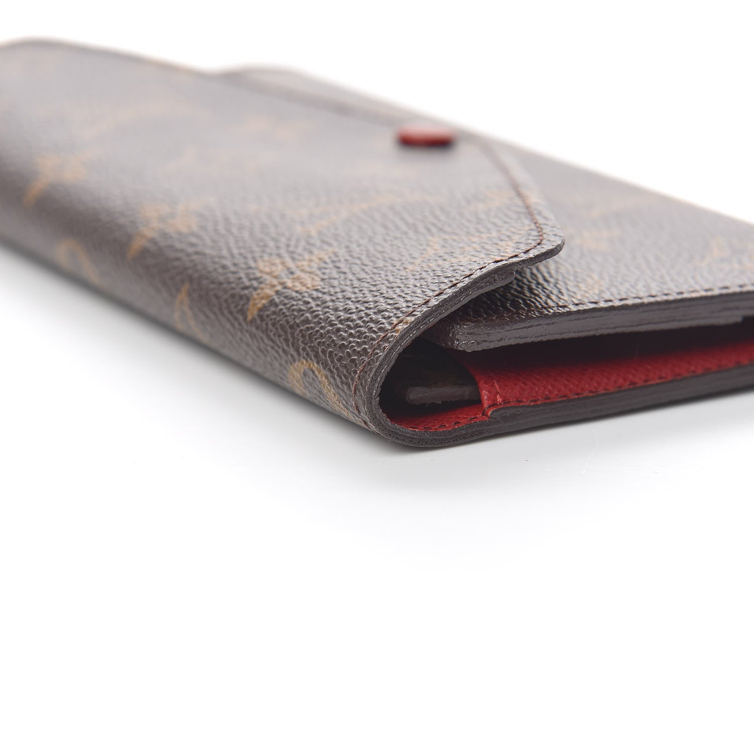 Louis Vuitton Monogram Josephine Wallet Red 9 of 14