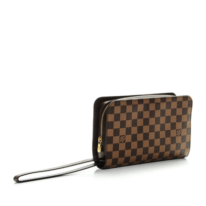 Louis Vuitton Damier Ebene Pochette Saint Louis Clutch 3 of 6
