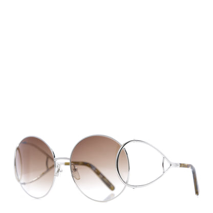 Chloe Jackson Oversized Round Sunglasses CE124S Turtledove 1 of 7