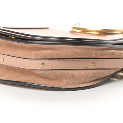 Chloe Calfskin Suede Medium Nile Bracelet Bag Biscotti Beige 10 of 15