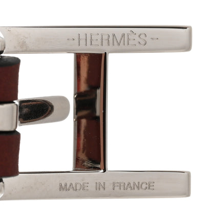 Hermes Swift Behapi Double Tour Reversible Bracelet Rose Mexico Rouge H 4 of 5