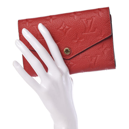 Louis Vuitton Empreinte Compact Curieuse Wallet Cherry 2 of 10