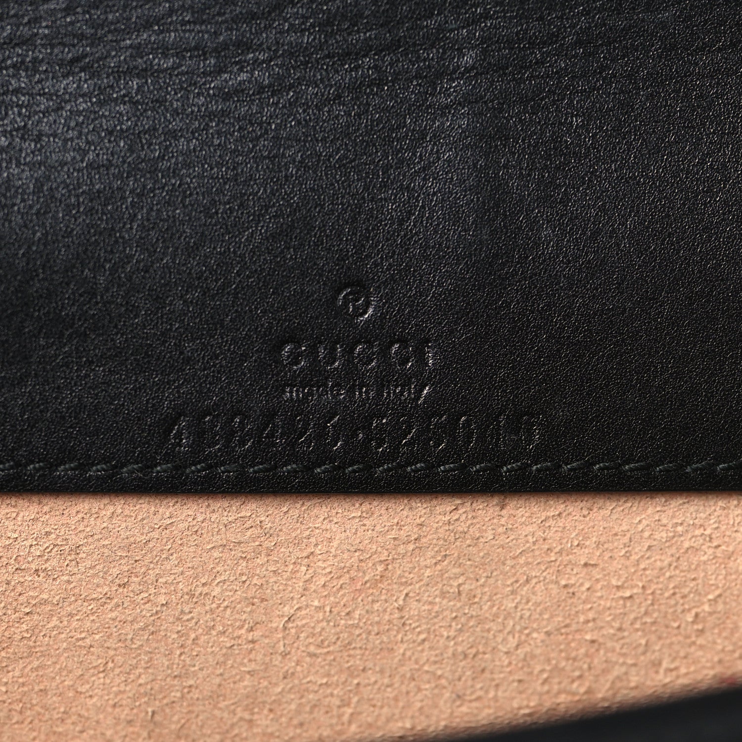 Gucci Calfskin Matelasse GG Marmont Mini Bag Black 8 of 9