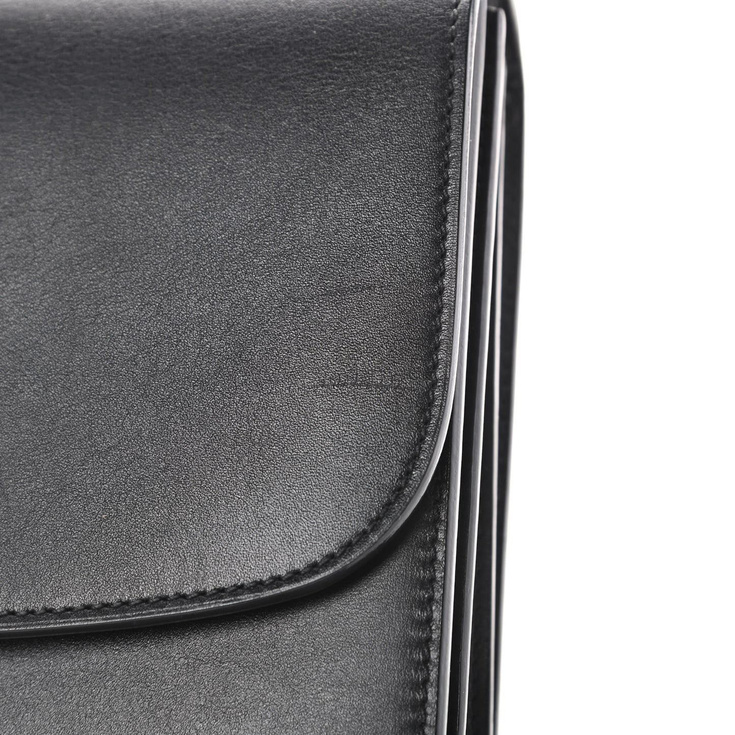 Calfskin Big Trouble Chain Bag Black