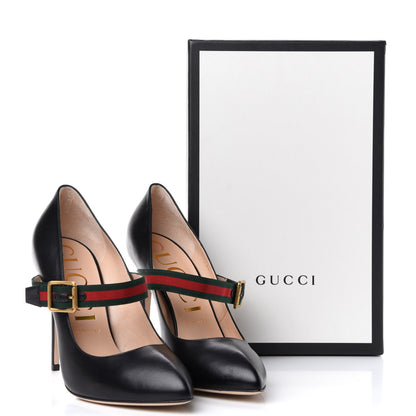 Gucci Malaga Kid Sylvie High Heel Pumps 41 Black 11 of 11