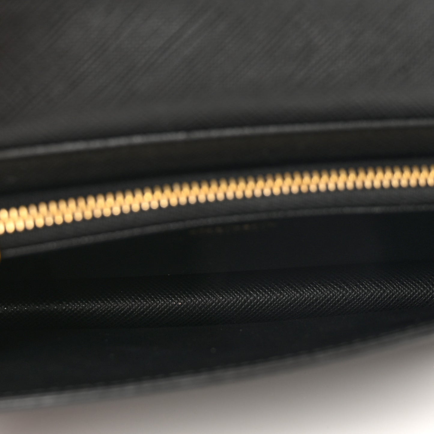 Saffiano Bow Wristlet Black
