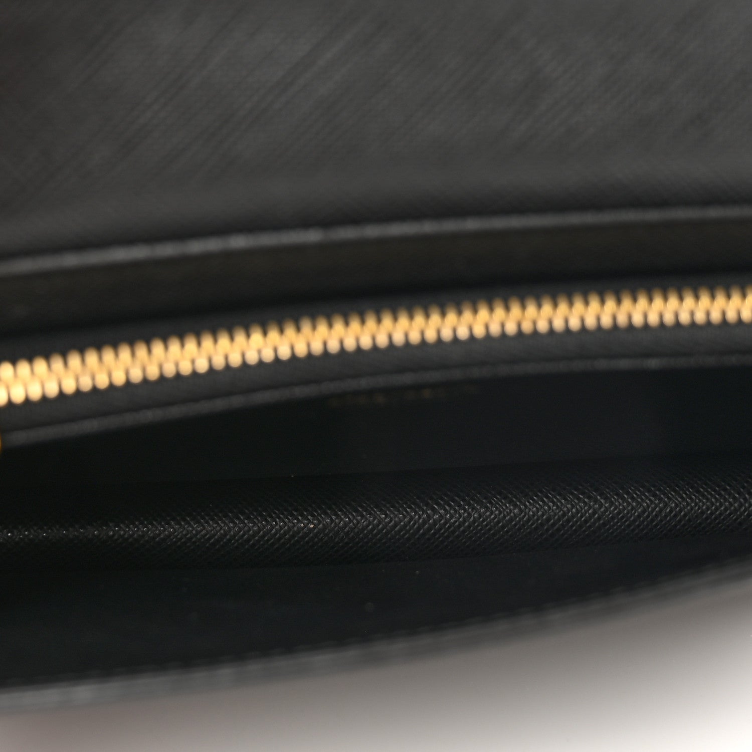 Prada Saffiano Bow Wristlet Black 5 of 6
