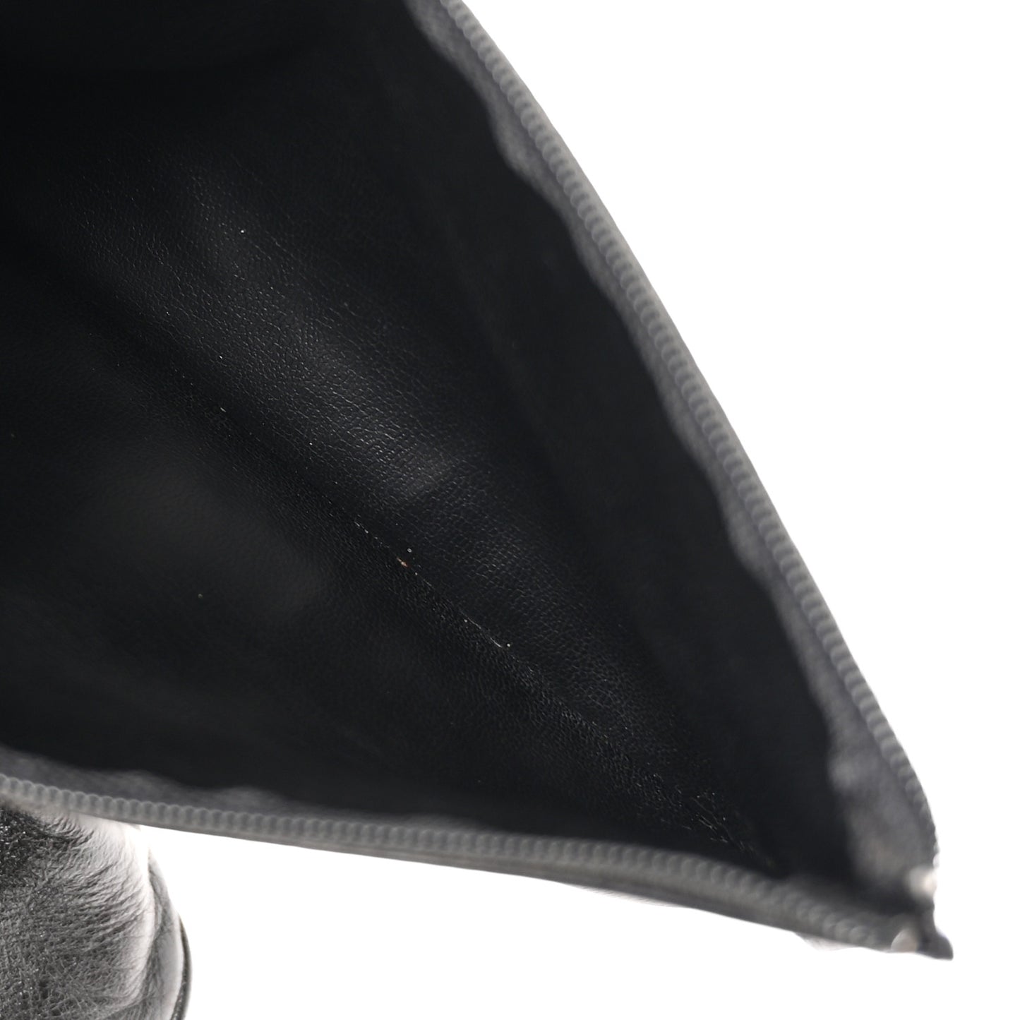 Lambskin CC Drawstring Backpack Black