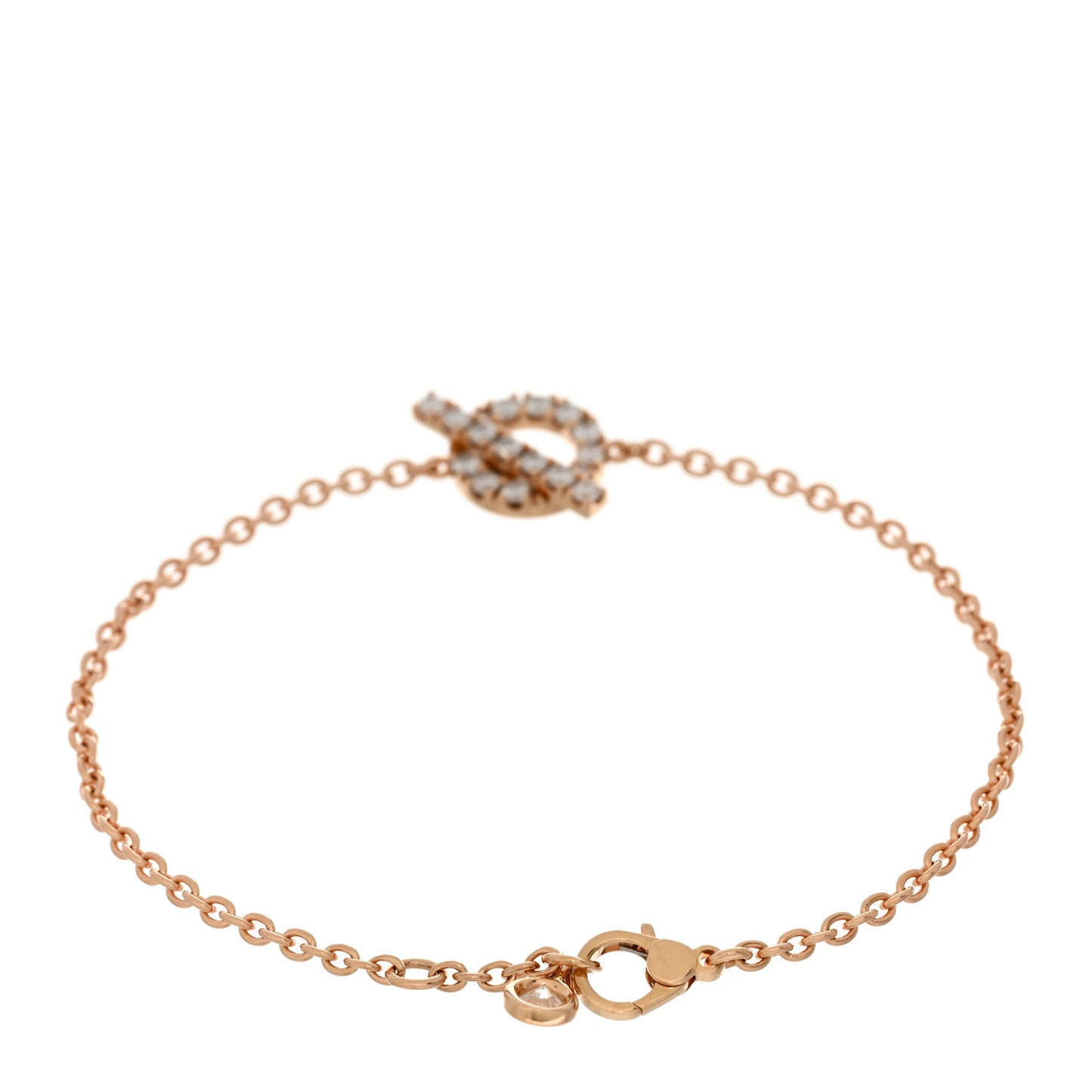 18K Rose Gold Diamond Finesse Bracelet ST
