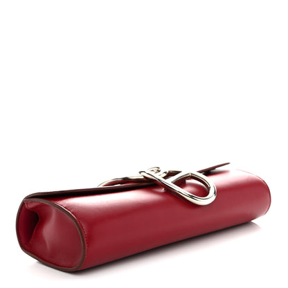 Hermes Tadelakt Egee Clutch Rouge Vif 4 of 11
