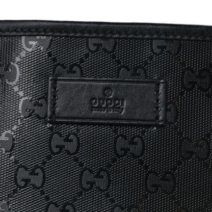 Gucci Imprime Monogram Medium Zippered Shopping Tote Black 11 of 12