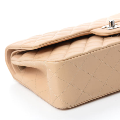Chanel Lambskin Quilted Medium Double Flap Beige 6 of 12