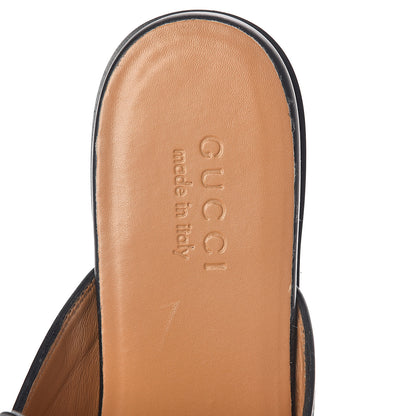 Gucci Calfskin Mens Princetown Slippers 8 Black 5 of 8