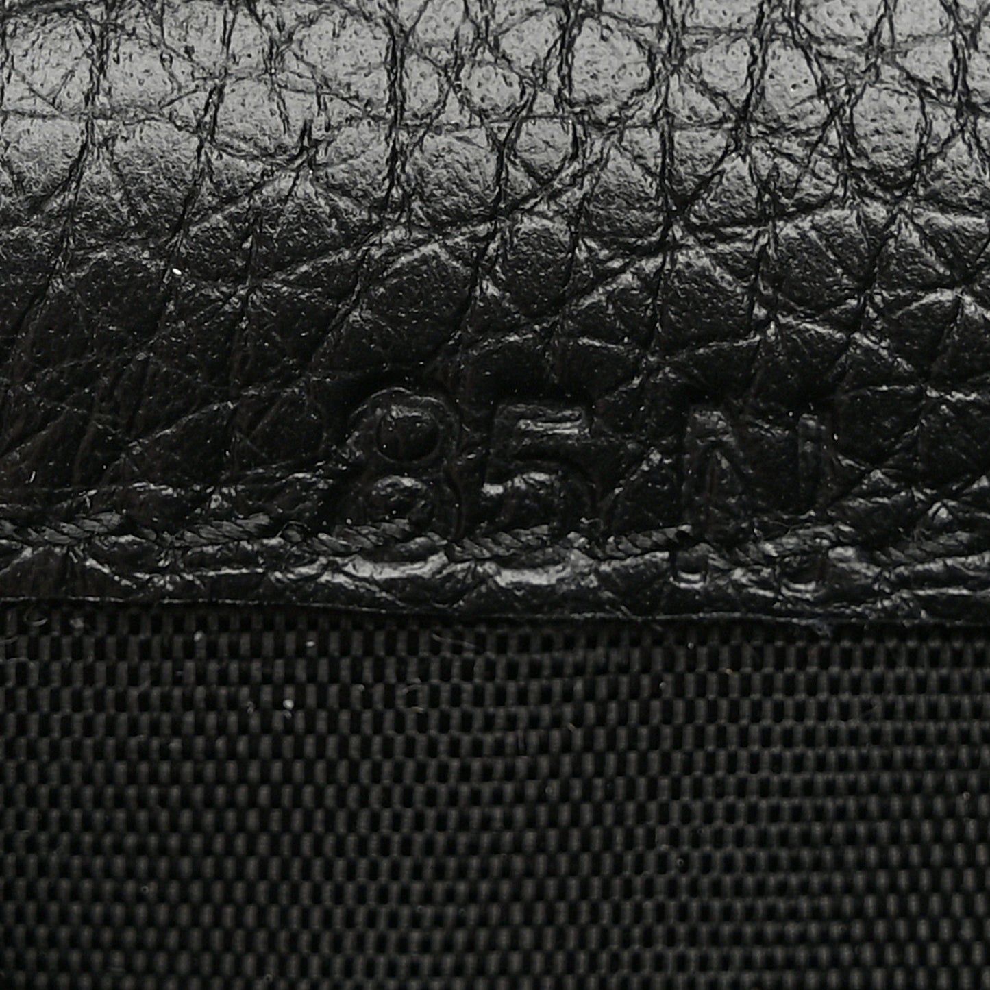 Vitello Daino Mini Chain Bag Black
