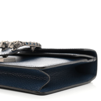 Gucci Dollar Calfskin Crystal Mini Dionysus Shoulder Bag Blue Agata Montana Sapphire 9 of 9