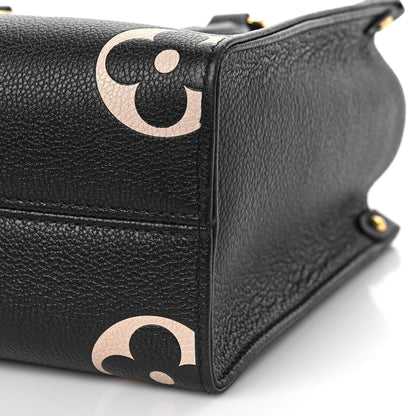 Louis Vuitton Empreinte Monogram Giant Onthego PM Black Beige 8 of 9