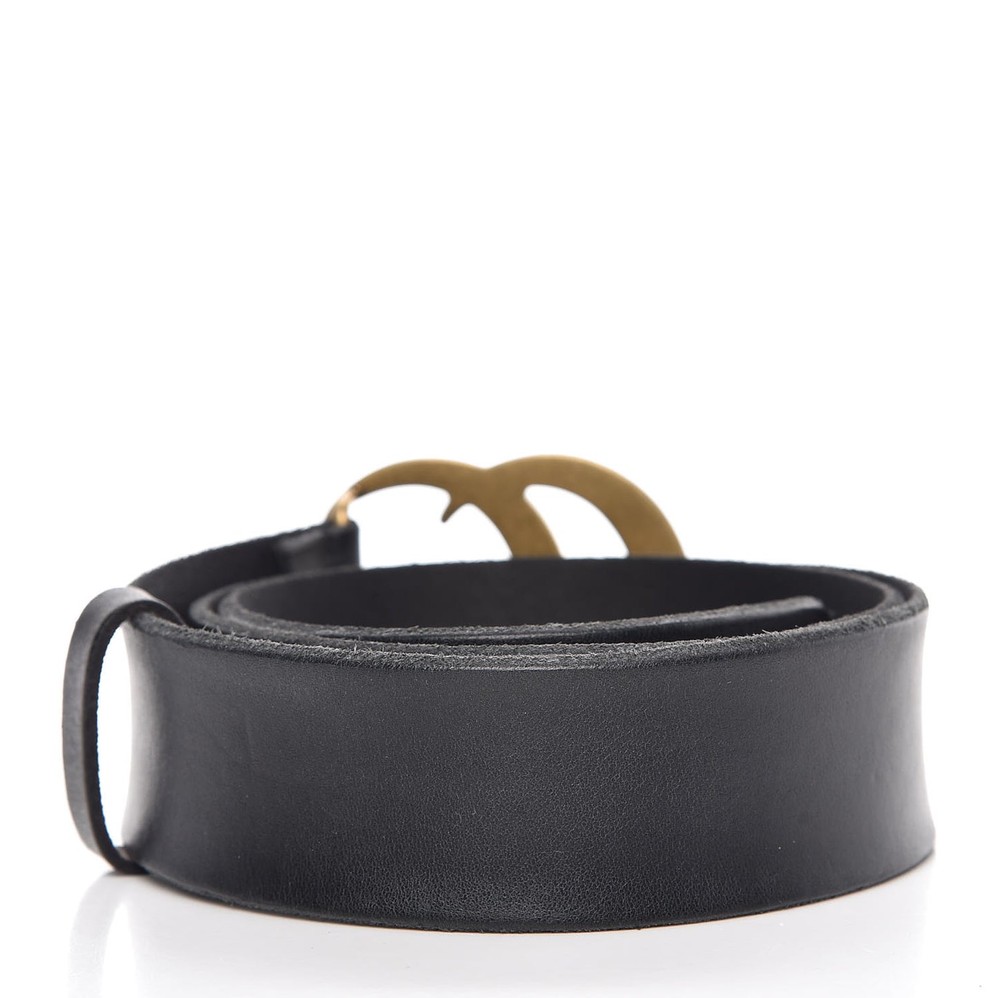 Faded Calfskin Double G 40mm Belt 85 34 Black