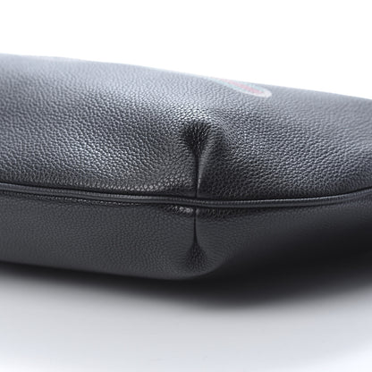 Gucci Grained Calfskin Logo Half Moon Hobo Black 10 of 11