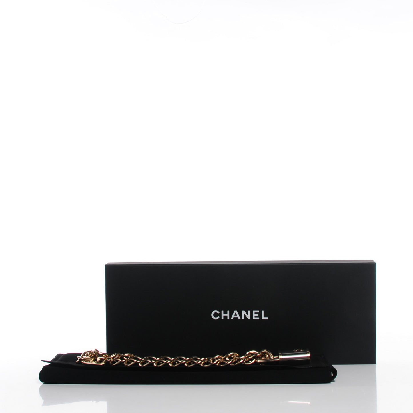 CC Oversized Padlock Necklace Gold Silver