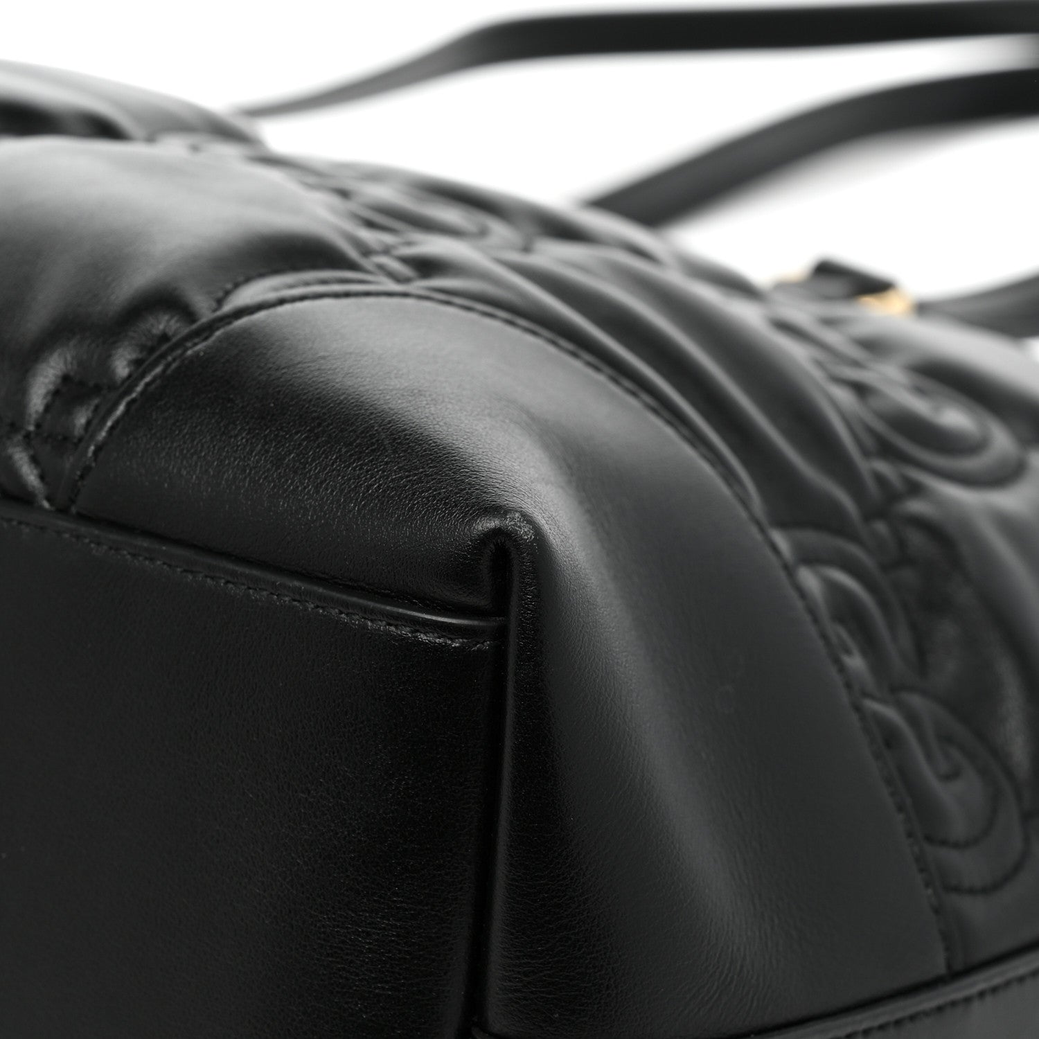 Gucci Calfskin GG Matelasse Medium Ophidia Shopping Tote Black 8 of 13