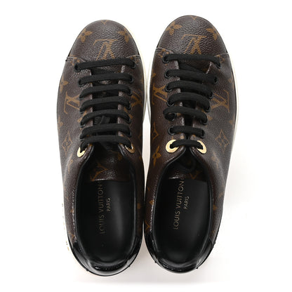 Louis Vuitton Patent Monogram Frontrow Sneakers 35 2 of 9