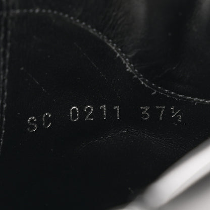 Louis Vuitton Suede Calfskin Jacquard Since 1854 Laureate Platform Desert Boots 37.5 Black 8 of 11