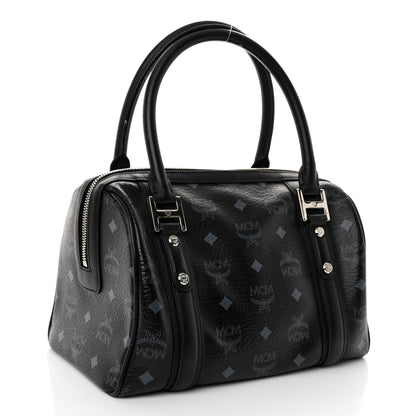 MCM Visetos Small Boston Bag Black 3 of 10