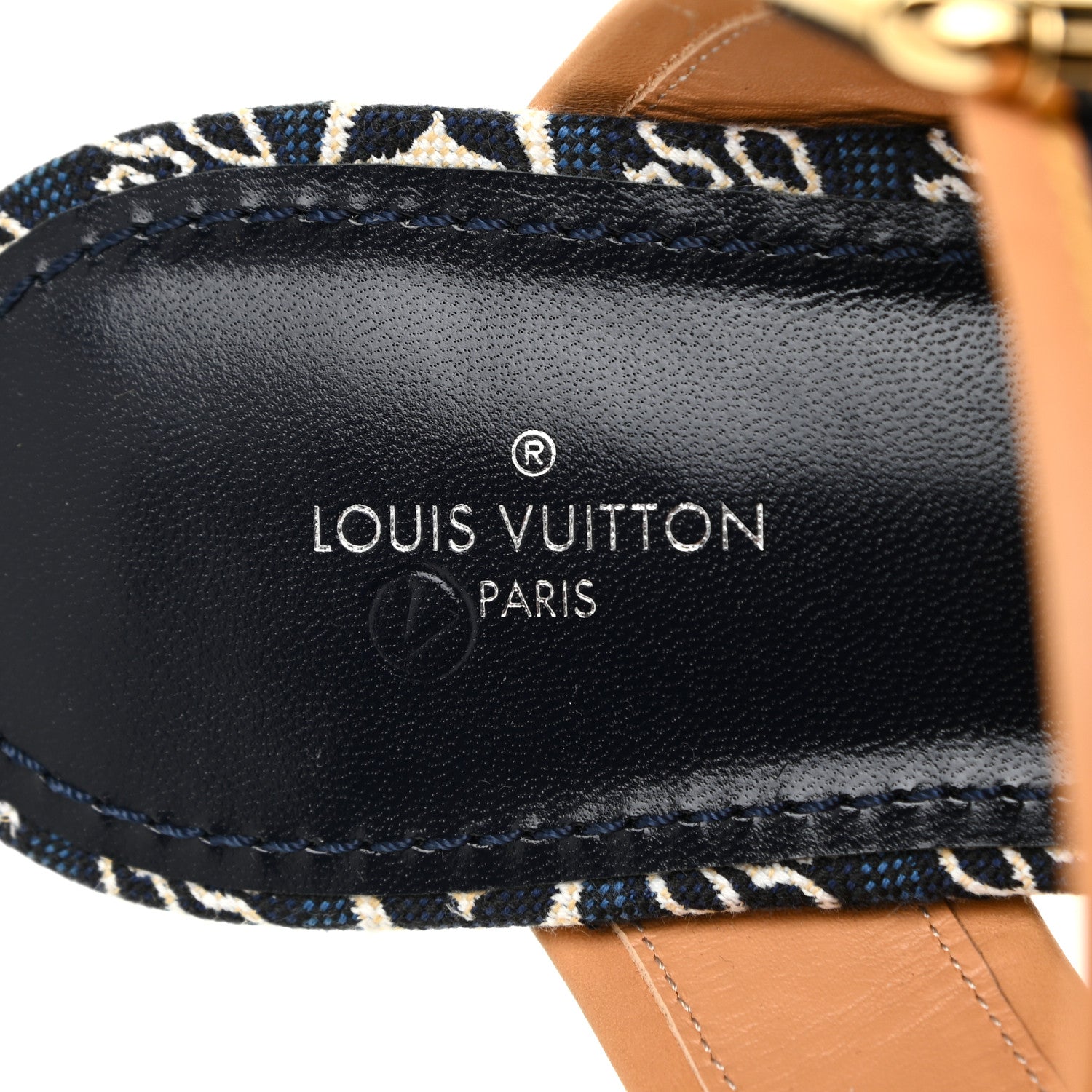 Louis Vuitton Since 1854 Sofia Flat Mule 40 Blue 8 of 9