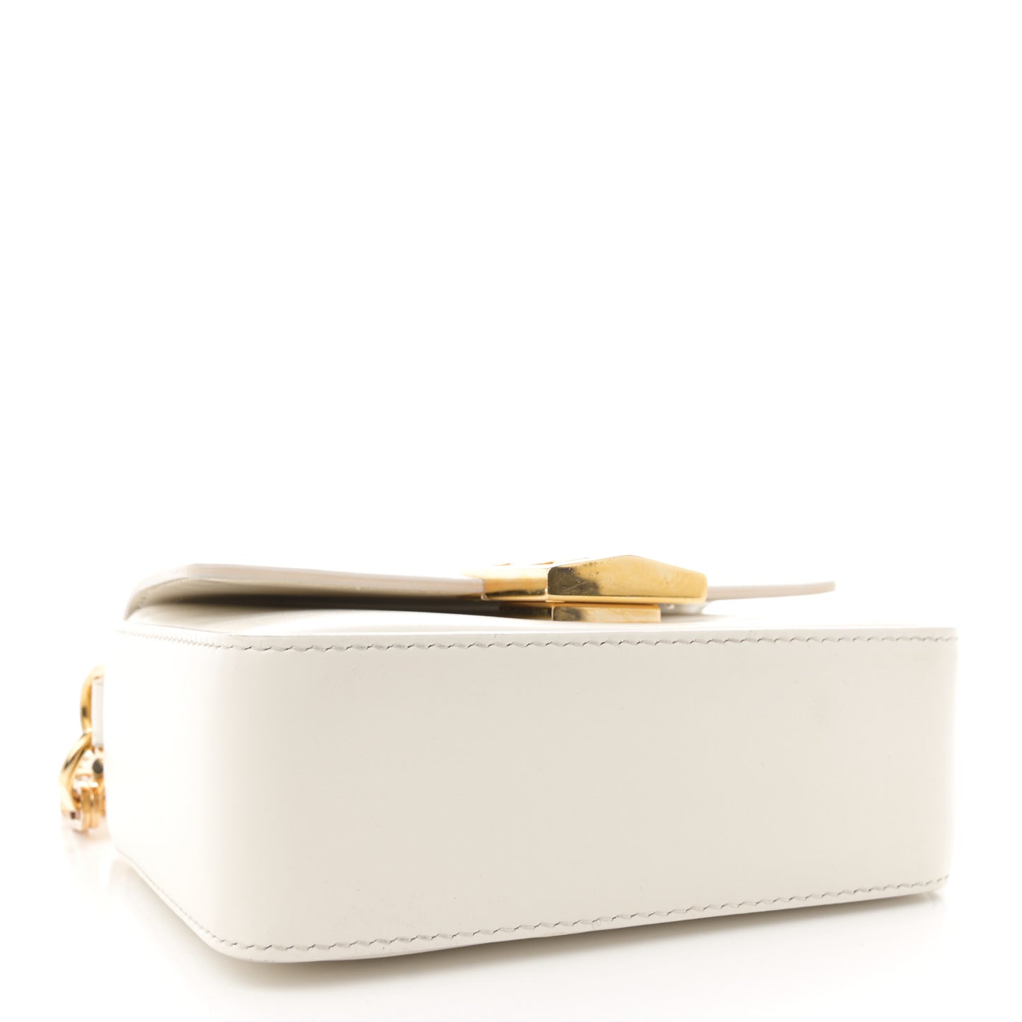 Box Calfskin Small 4G Cube Chain Shoulder Bag Ivory