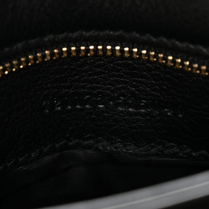 Gucci Roxy Calfskin Web Medium Studded Blondie Shoulder Flap Bag Black 6 of 10