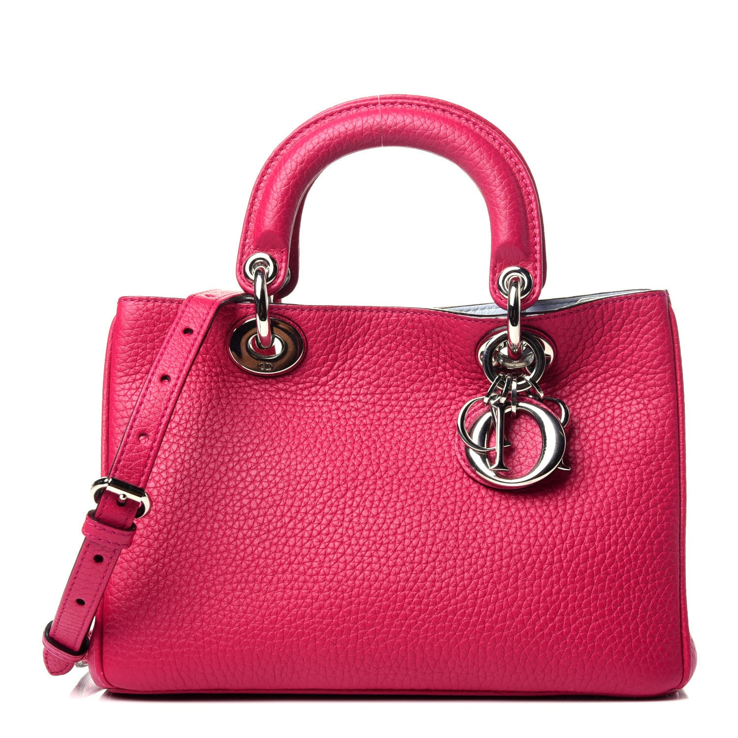 Christian Dior Calfskin Mini Diorissimo Tote Pink 1 of 12