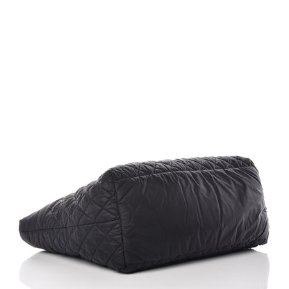Chanel Nylon Quilted Large Coco Cocoon Tote Black 4 of 12