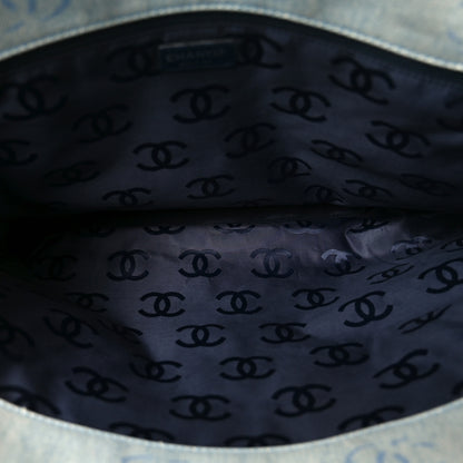 Chanel Denim Large CC Tote Light Blue 9 of 19