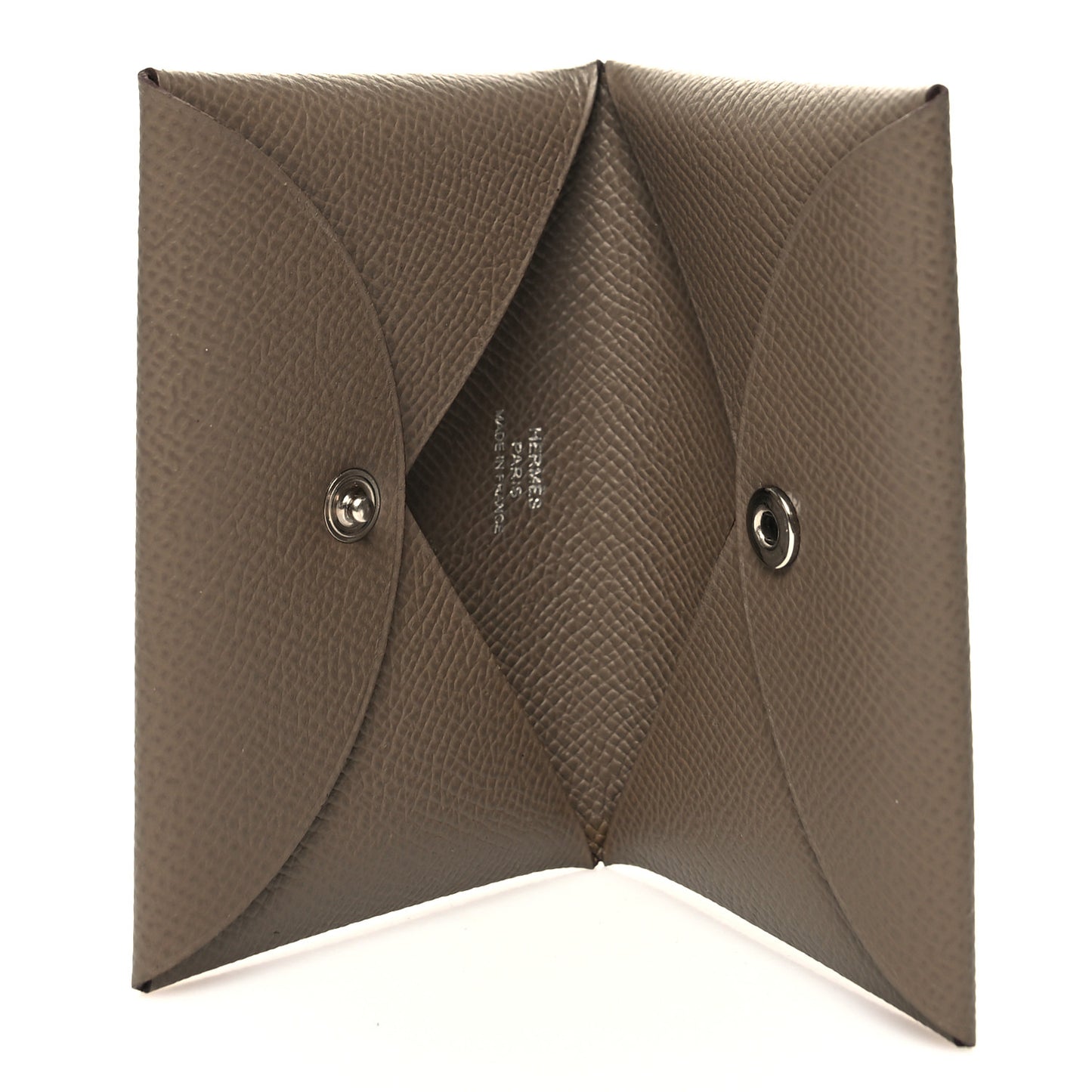 Epsom Calvi Card Case Etoupe