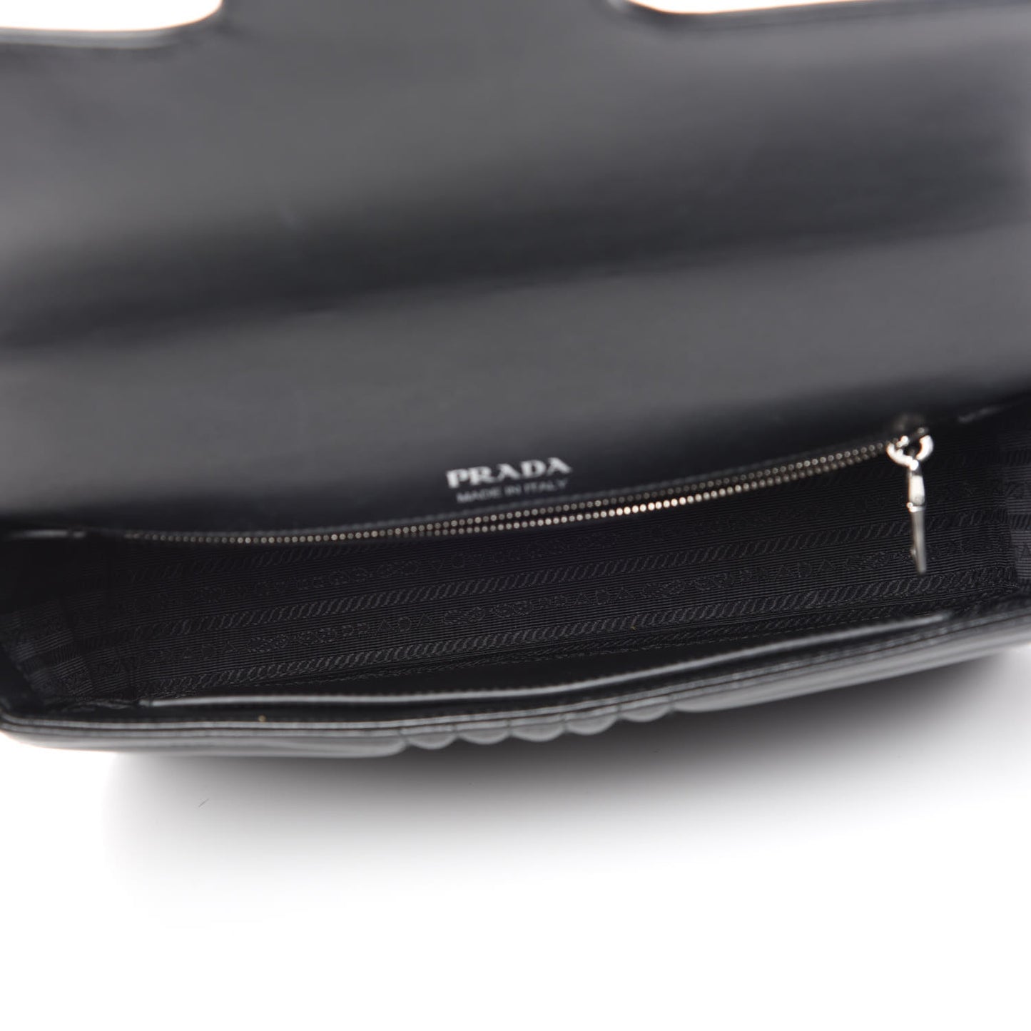 Soft Calfskin Impunture Diagramme Large Chain Flap Shoulder Bag Black