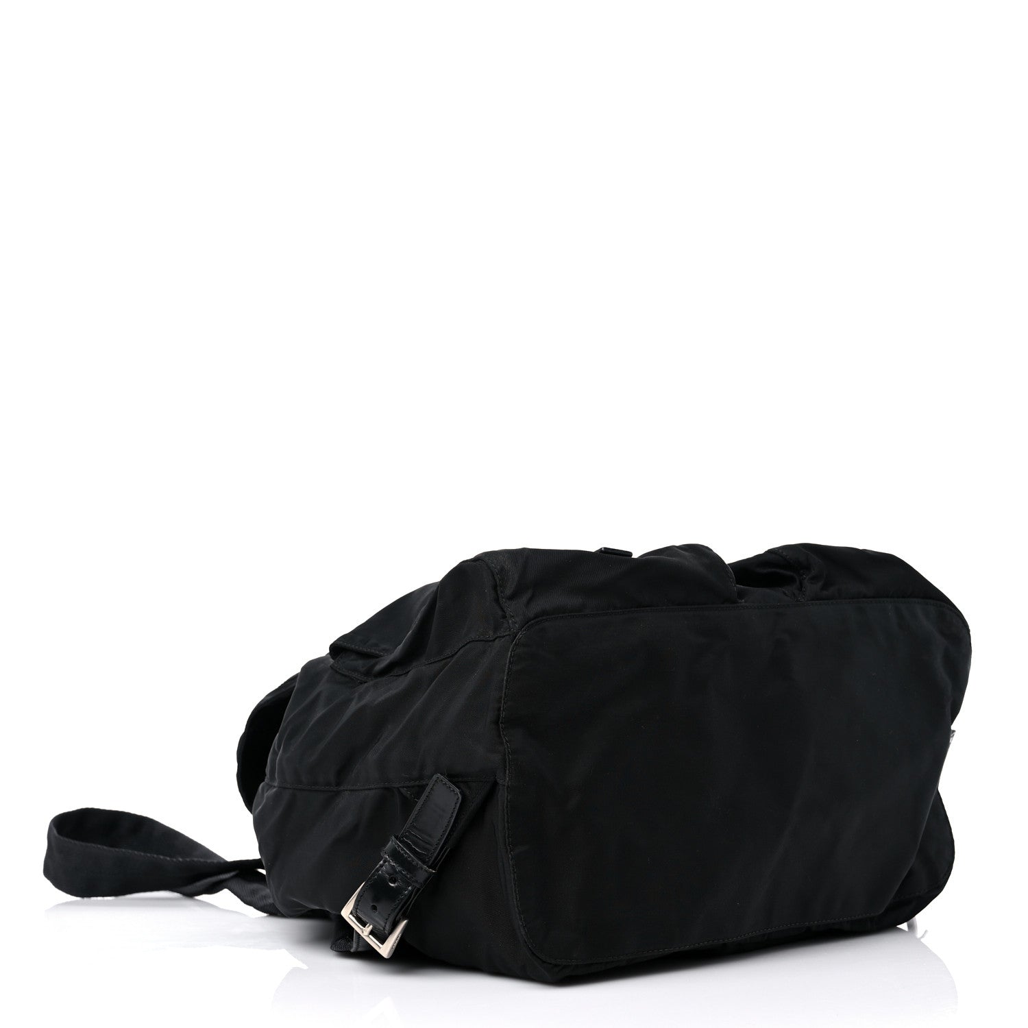 Prada Nylon Vela Medium Backpack Black 4 of 14