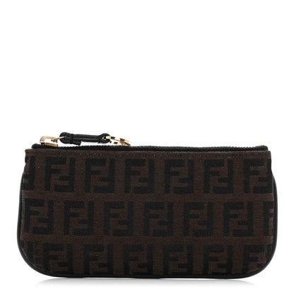 Fendi Zucchino Spalmati Forever Coin Pouch Key Case Nocciola 2 of 10