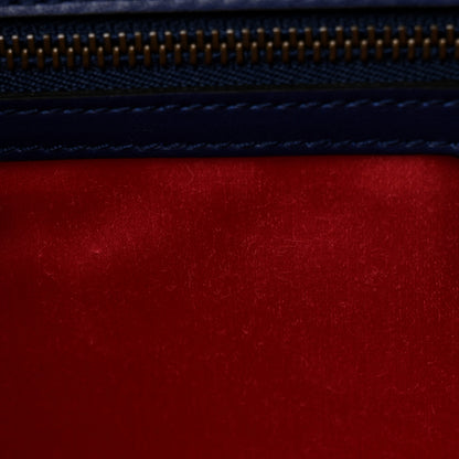 Gucci Velvet Matelasse GG Marmont Clutch Cobalt Blue 10 of 10